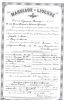 Joseph and Mary Brooks Earls Marriage Certificate